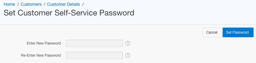 self-service password